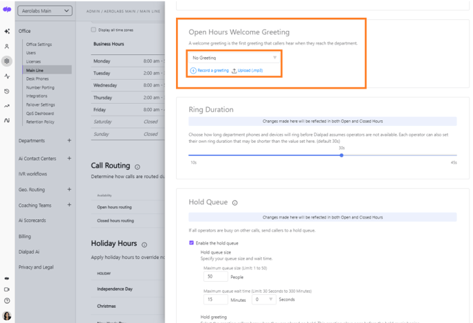 Dialpad  Welcome Greeting